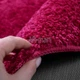Набор ковриков в ванную комнату Confetti Unimax Burgundy 60х100 и 60х50 см Малиновый - изображение 4