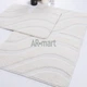 Набор ковриков в ванную комнату Confetti Symphony Pearl White 60х100 и 60х50 см Белый - изображение 4