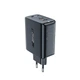 Адаптер мережевий ACEFAST GaN A29 |2Type-C, 50W/3A, PD/QC| Колір Black - зображення 1