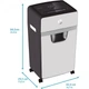 Шредер HP OneShred 24CC A4/80gх24 листов/30 л (2807) - изображение 5