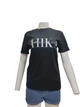 ЖІноча футболка Calvin Klein з написом, чорного кольру, розмір XS - изображение 1