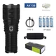 Ліхтар AK138-1 WHITE LASER LED PM60-TG, 8х18650, power bank, чохол, індикація заряду, ЗУ Type-C, zoom, Box - изображение 2