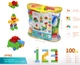 Конструктор Tigres Mini Blocks 100 элементов (39982 Tigres) - изображение 3