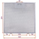Фильтр жировой для вытяжки 263x253x8mm (45mm/126mm) - изображение 2