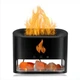 Лампа увлажнитель воздуха Docsal Flame 3в1 Black 9034 - изображение 1
