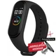 Ремешок силиконовый Original Design для фитнес браслета Xiaomi Mi Band 3, Mi Band 4, черный с металлической кнопкой (mrk4511) - изображение 7