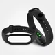 Ремінець силіконовий Original Design для фітнес браслета Xiaomi Mi Band 5, Mi Band 6, чорний з металевою кнопкою (mrk6149) - зображення 6