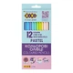 Набор цветных карандашей Zibi Kids Line Pastel 12 шт пастельные цвета (ZB.2470) - изображение 1