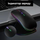 Беспроводная компьютерная мышь OLOPKY Bluetooth + 2.4G с индикатором заряда, черная (79394727) - изображение 2