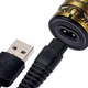 Машинка для стрижки триммер для бороды VGR V-085 металлическая Gold - изображение 3