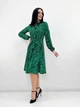 Повседневное женское платье миди Fashion 42/44 зеленый - изображение 1