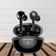 Наушники беспроводные AWEI T12 Bluetooth v5.0 беспроводные с микрофоном и зарядным кейсом Черные - изображение 1