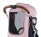 Дитяча прогулянкова коляска FreeON LUX Premium Dusty Pink-Black нагрузка до 22 кг компактна - зображення 5
