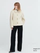 Полушубок женский Тедди Uniqlo 762533331 L Белый (1159799348) - изображение 3