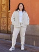 Полушубок женский Тедди Uniqlo 762533331 L Белый (1159799348) - изображение 5