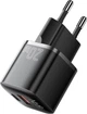 Зарядний пристрій Essager Camber 20W GaN Travel Phone Charger USB A + Type C EU Black (ECTAC-HMB01-P) - зображення 2