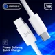 Кабель 3mk Hyper | Type-C to Type-C | 100 Вт | 2 м | Белый | (5903108464543) - изображение 3