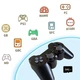 Игровая приставка M8 64gb Data Frog 4K HDMI + 2 беспроводных джойстика, консоль для телевизора - изображение 7