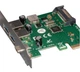 Адаптер Frime NEC720202 (ECF-PCIEtoUSB007.LP) PCI-E-2xUSB3.0+USB3.0 Type-C - зображення 5