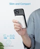 Магнитная батарея Anker MagGo 321 Magnetic Magsafe Powerbank 5000mAh Павербанк с беспроводной зарядкой Белый - изображение 5