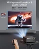 Мультимедійний проектор FunFlix FF-828E-EUBK Full HD 15000 Лм Wi-Fi Bluetooth з динаміками - зображення 7