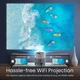 Мультимедійний проектор VicTsing BH506A HD Wi-Fi Bluetooth з динаміками - зображення 4