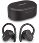 Безпровідні навушники Philips TAA5202 / Bluetooth 5.1 / Вологозахист IPX7 / Швидка зарядка / До 20 годин роботи від кейсу / Чорні Б/В - зображення 2