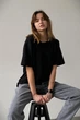 Оверсайз Футболка Without Great Woman S/M Black 297450818 - изображение 2