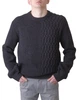 Джемпер чоловічий TRUSSARDI JEANS (52M00636-OF000772-E284/22-23) Сірий XL - изображение 2