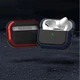 Ударопрочный защитный чехол для беспроводных наушников Airpods 3 с крепким карабином (темно-синий) - изображение 2