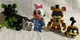 Набор фигурок ФНАФ FNAF Аниматроники Пять ночей с Фредди 6 фигурок (80906) - изображение 4