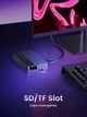 Док-станція Ugreen 9в1 100W для Steam Deck|Asus ROG|Nintendo (HDMI 4K/RJ45/USB-A/SD/TF/ USB-C 100W) - зображення 8