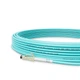 Патч-корд оптический NanoConnect LC/UPC-LC/UPC Бирюзовый LSZH, Multimode OM3 (MM), Simplex, 2мм - 10 м - изображение 4