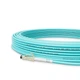 Патч-корд оптичний NanoConnect LC/UPC-LC/UPC Бірюзовий LSZH, Multimode OM3 (MM), Simplex, 2мм - 15 м - зображення 4