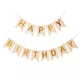 Прапорці Паперові HAPPY BIRTHDAY | Кремовий - зображення 2