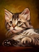 Набор алмазной вышивки Алмазная мозаика МИЛЫЙ КОТЕНОК DM-194 40х50 см - изображение 1