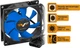Вентилятор Frime FBF80 3Pin 80 мм Black/Blue (FBF80HB3) - изображение 2