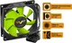 Вентилятор Frime FGF80 3Pin 80 мм Black/Green (FGF80HB3) - изображение 2