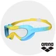 Дитячі окуляри для плавання в басейні Arena Spider Kids Mask (004287-102) light blue-yellow - зображення 1