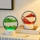 Настольная LED лампа ночник 3D Песочные часы/Движущийся песок с подсветкой сенсор USB - изображение 4
