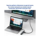 Концентратор Dynamode 7-in-1 USB-C to HDTV 4K/30Hz, 2хUSB3.0, RJ45, USB-C PD 100W, SD/MicroSD (BYL-2 - зображення 6