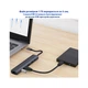 Концентратор Dynamode 7-in-1 USB-C to HDTV 4K/30Hz, 2хUSB3.0, RJ45, USB-C PD 100W, SD/MicroSD (BYL-2 - зображення 9