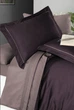 Постільна білизна First Choice сатин Dark Deluxe - Serenity purple-lilac євро - зображення 2