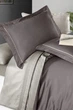 Постельное белье First Choice сатин Deluxe - Serenity lilac-beige евро - изображение 3