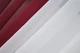 Кухонные шторы VR-Textil № 017к комбинированные с подвязками бордовый с белым 265х170 см (50-007) - изображение 5