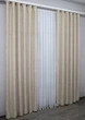 Комплект готовых штор VR-Textil Лен мрамор Pavliani № 1178ш Светло-бежевый 100х270 см 2 шт (31-474) - изображение 5