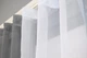 Кухонные шторы VR-Textil № 017к комбинированные с подвязками графитовый с белым 265х170 см (50-024) - изображение 4