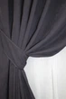 Комплект готовых штор VR-Textil Микровелюр SPARTA № 843ш Графитовый 150х285 см 2 шт (30-626) - изображение 2