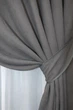 Комплект готовых штор VR-Textil Микровелюр SPARTA № 842ш Серый 100х285 см 2 шт (31-363) - изображение 4