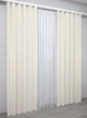 Комплект готовых штор VR-Textil Жаккард Sultan YL № 1294ш Молочный 100х270 см 2 шт (31-562) - изображение 5